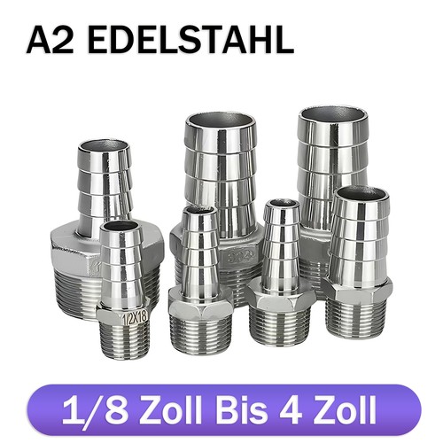 Schlauchtülle a2edelstahl - schlauchtülle,